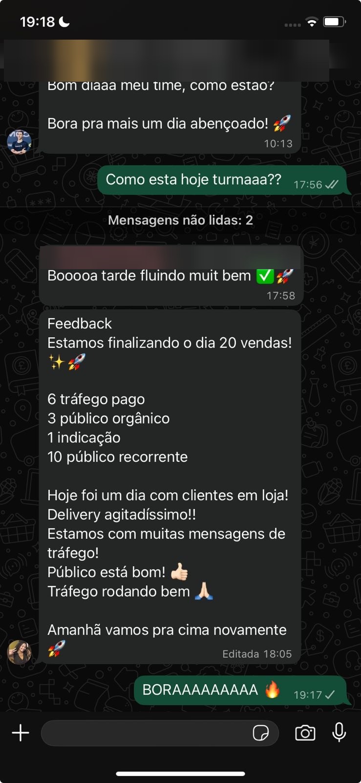 Resultado de uma loja cliente — print 12