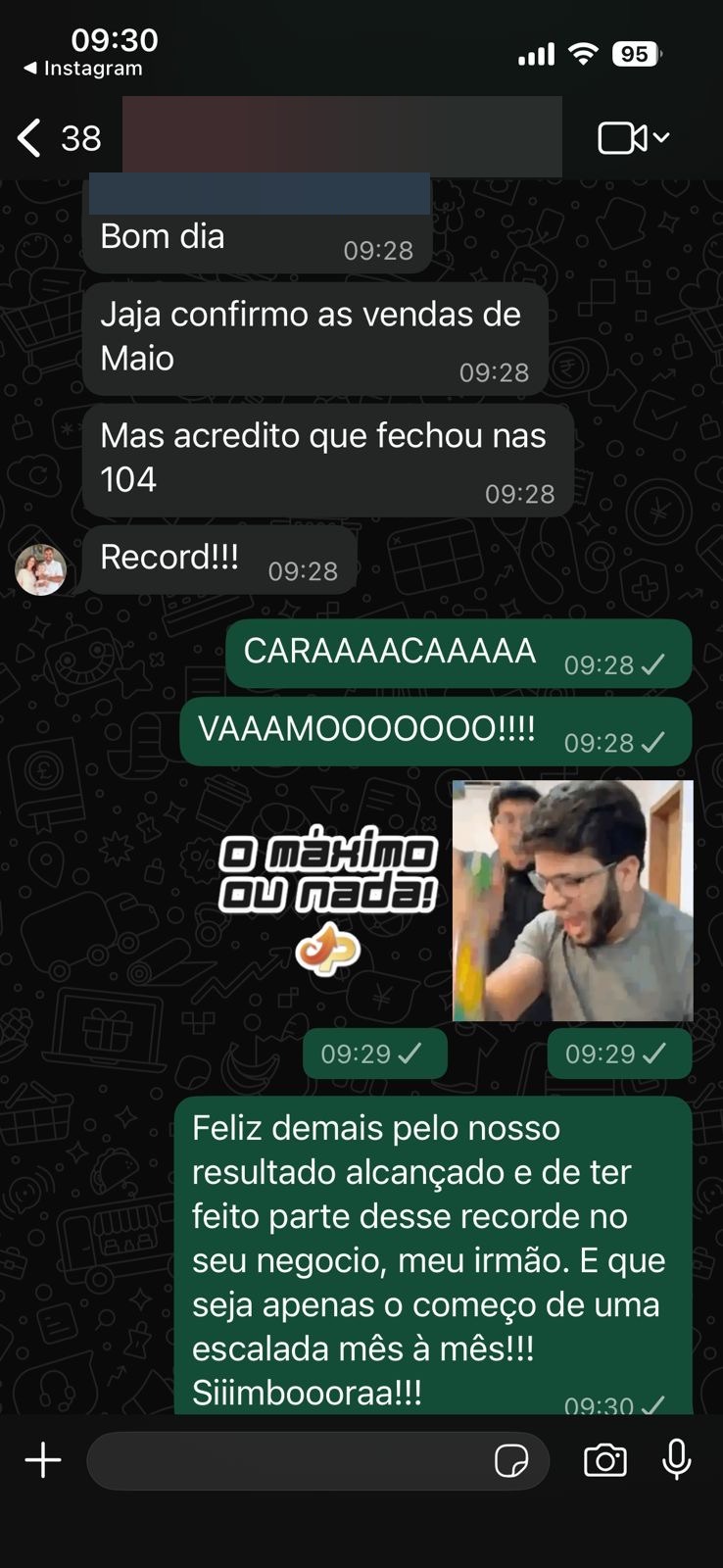 Resultado de uma loja cliente — print 6